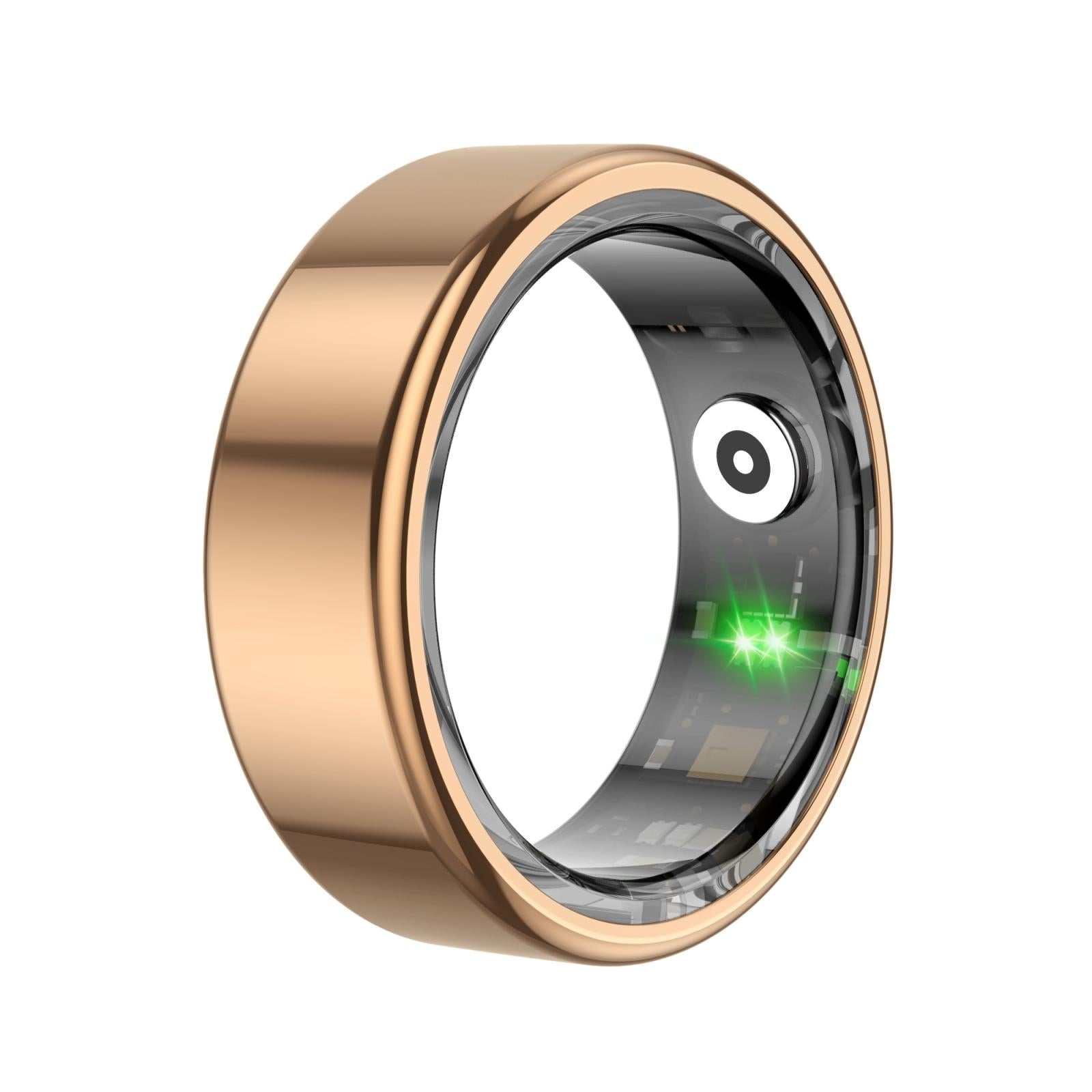 Smart Ring With Heart Rate Blood Oxygen Sleep Monitoring & Sports Modes - Size 10 - Black 13
