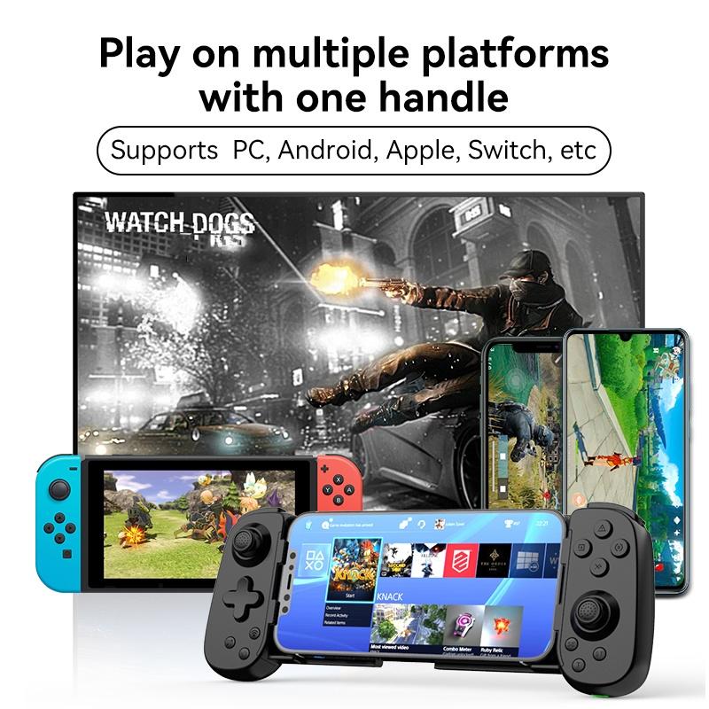 Foldable Tooth Controller for Gaming - Black 10