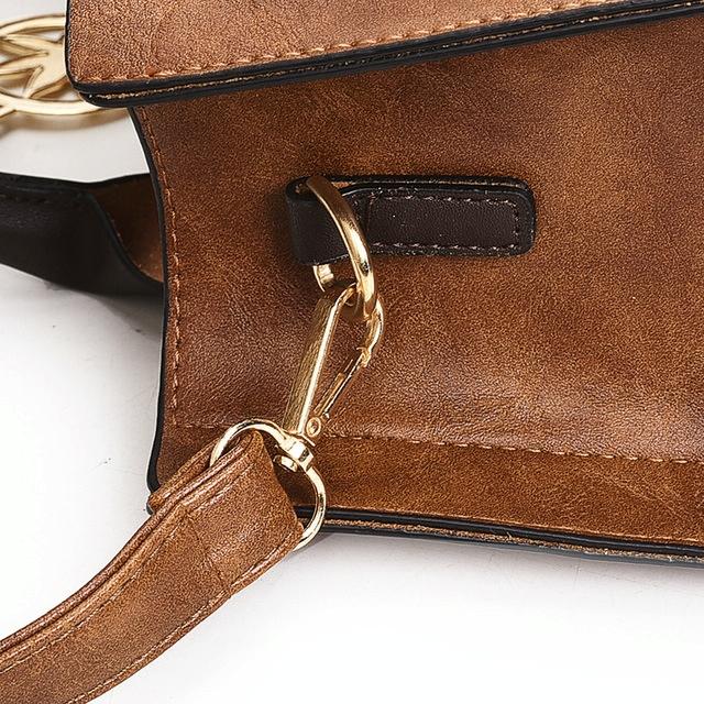 Versatile Leather Tote Bag for Women - 3-in-1 Design - Black 7