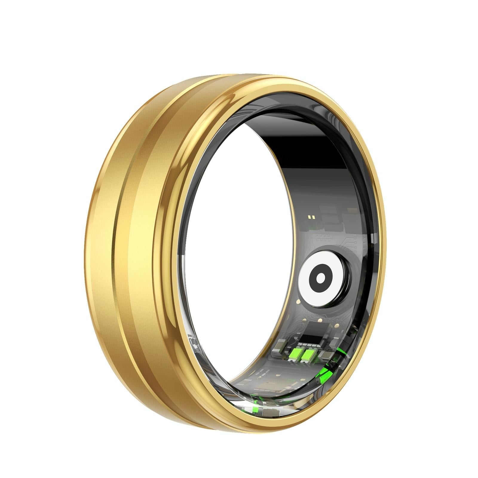 Smart Ring With Heart Rate Blood Oxygen & Sleep Monitoring - Size 11 - Black 13