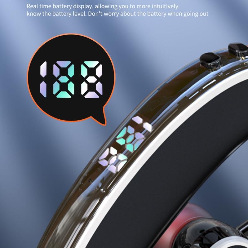 Universal Bluetooth Earphone - Single-ear Rotating Black / White 9