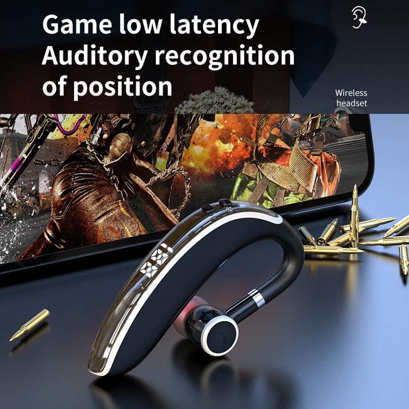 Universal Bluetooth Earphone - Single-ear Rotating Black / White 15