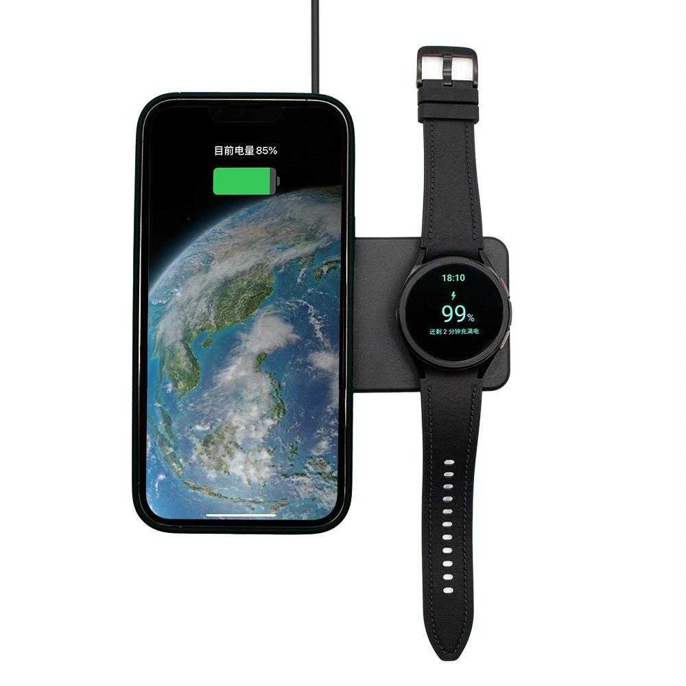2 In 1 Magnetic Wireless Charger Black 5