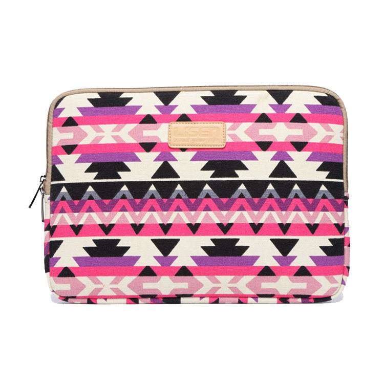 11.6 Inch Lingge Laptop Liner Bag with Stylish Pattern - Green Pattern Diamond Lattice 12