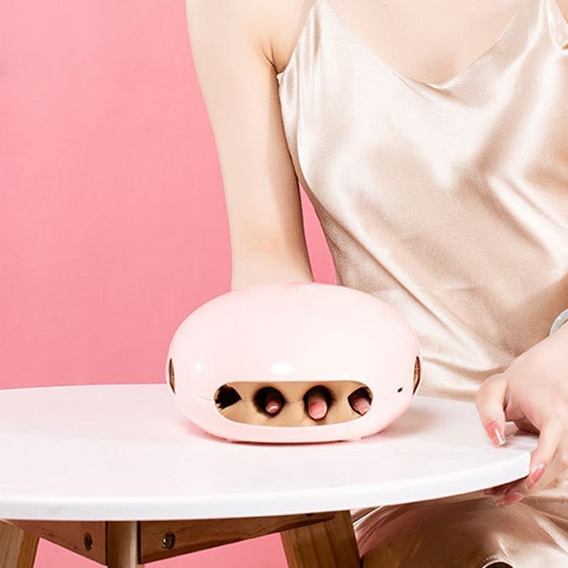 Rechargeable Hot Hand Massager K-901 Electric Airbag Kneading - White 3