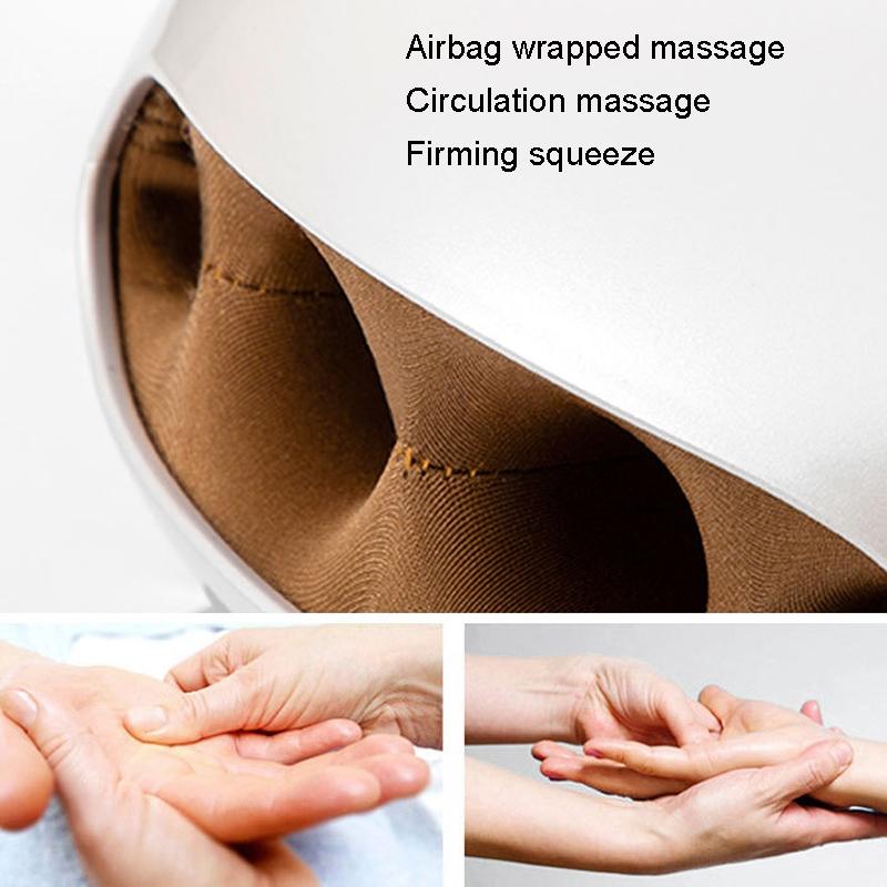 Rechargeable Hot Hand Massager K-901 Electric Airbag Kneading - White 7