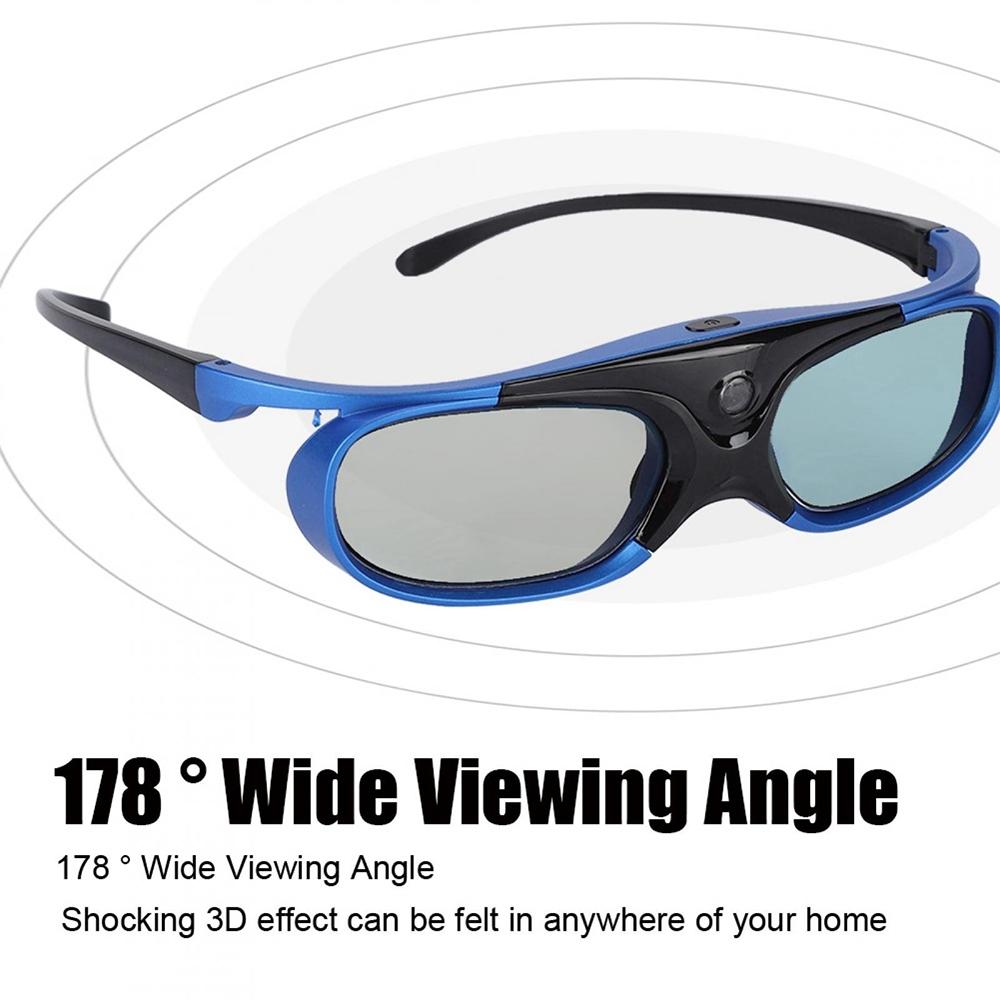 3d Glasses for Dlp Link Projection - Active Shutter - Blue 6