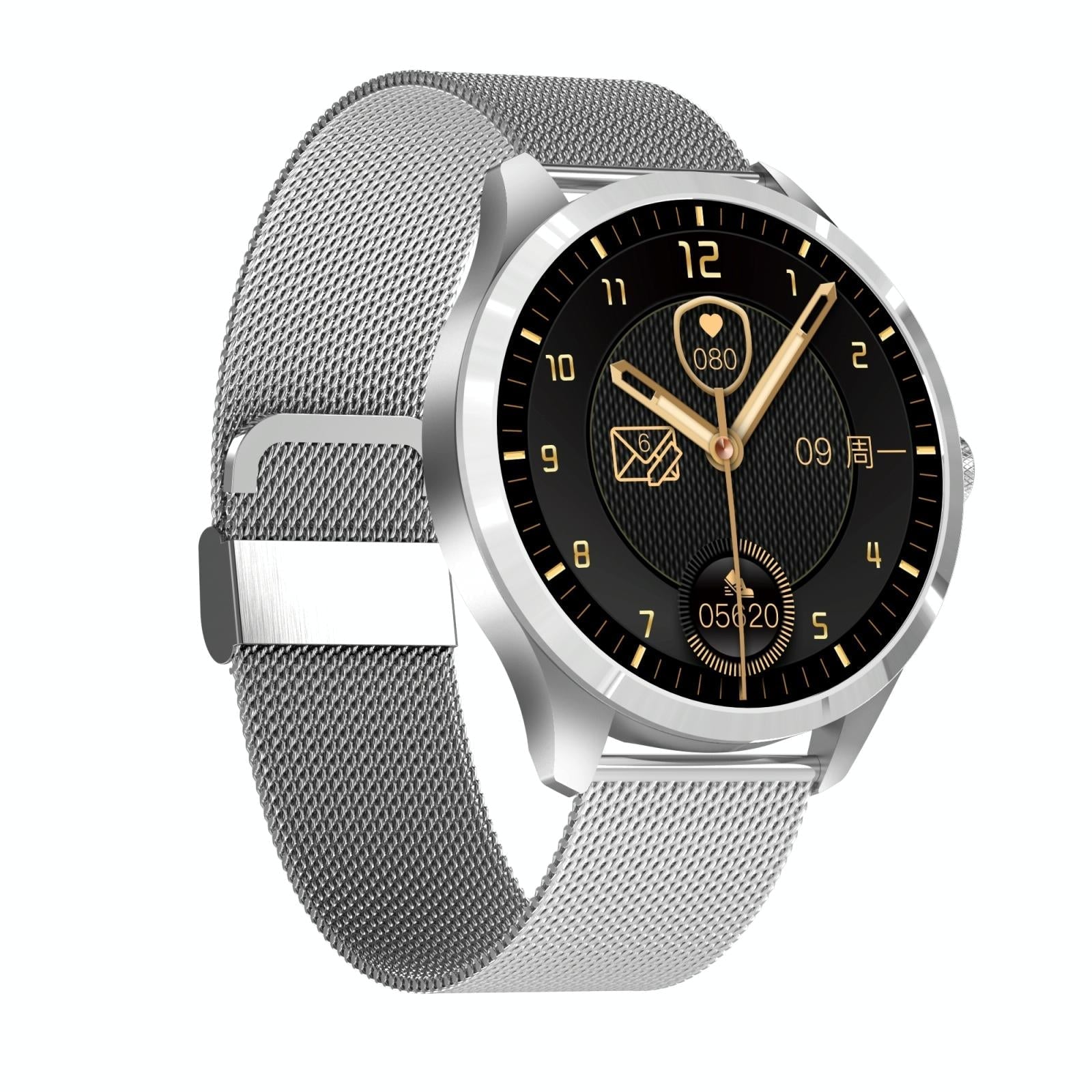 1.28 Inch Ips Colour Screen Ip67 Waterproof Smart Watch Support Blood Pressure Monitoring / Heart Rate Monitoring / Sleep Monitoring - Black Gold 11