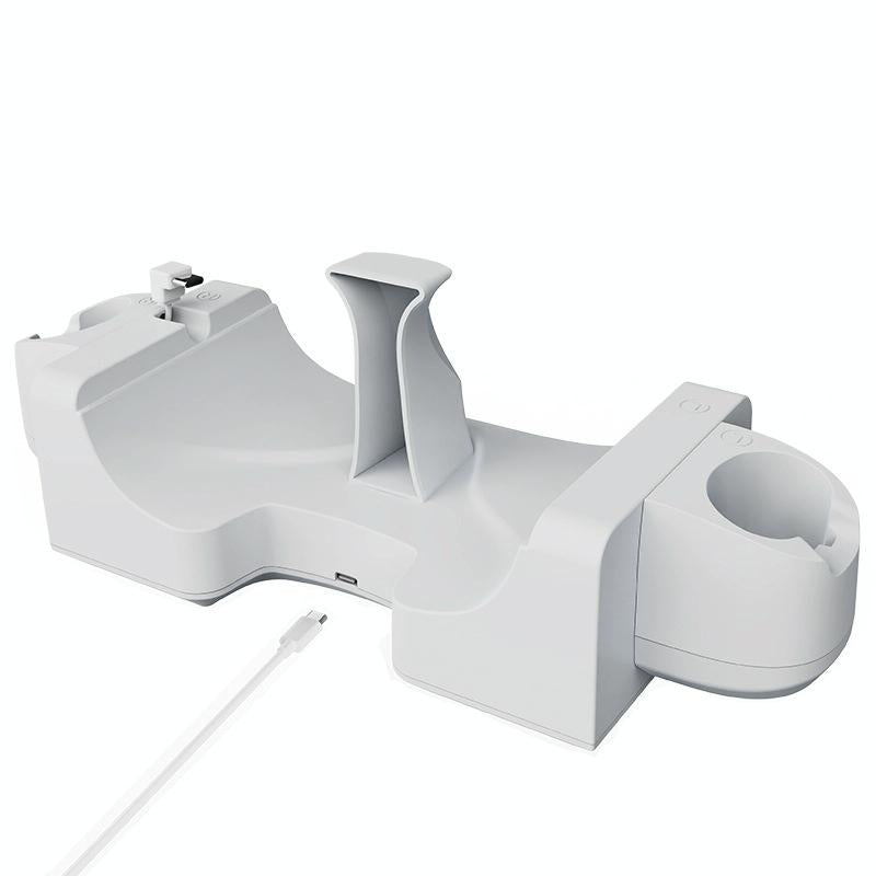 Gray Wall Mount for Meta Quest 3 Vr Helmet Charging 9