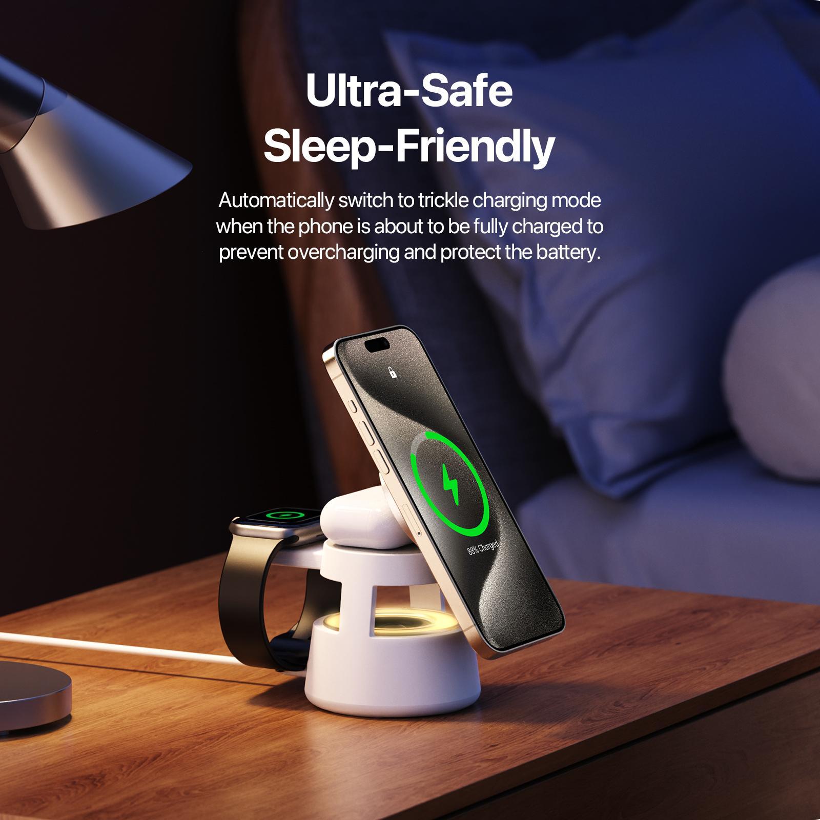 5 In 1 Magnetic Wireless Charger With Bluetooth Speaker 8