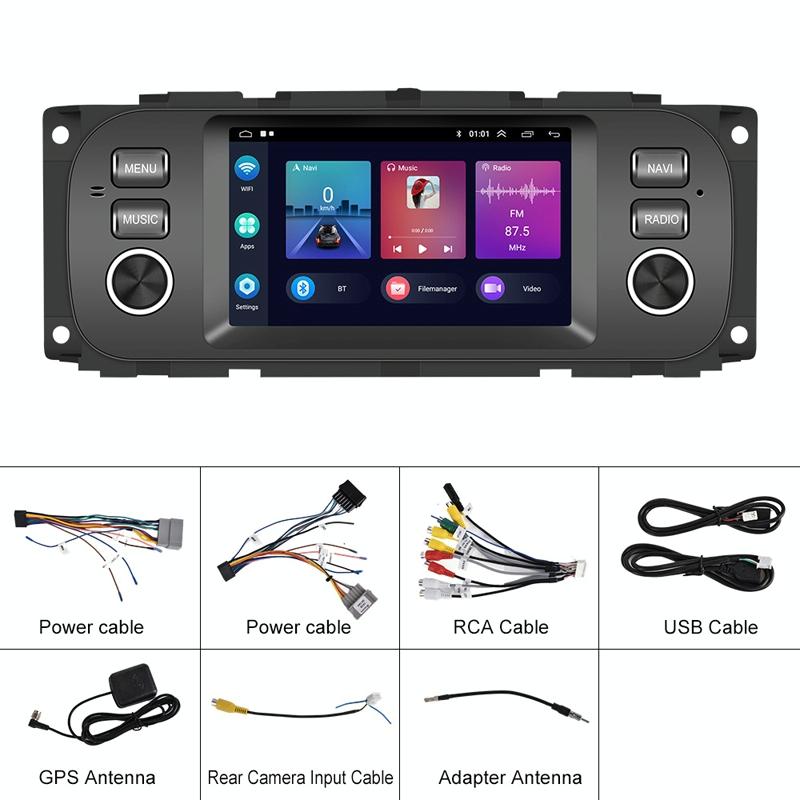 Carplay Android Navigation For Jeep Grand Cherokee 1999-2004 - Large Screen 3