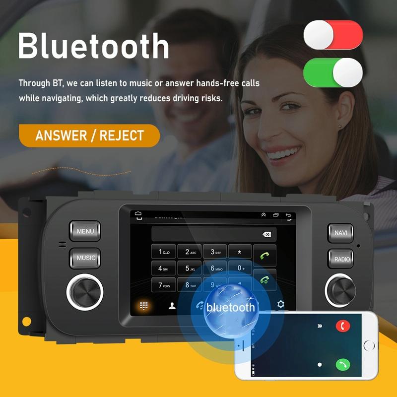 Carplay Android Navigation For Jeep Grand Cherokee 1999-2004 - Large Screen 14