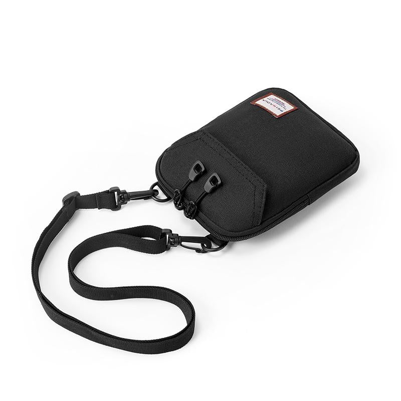 Adjustable Frosted Mobile Phone Bag 19 X 15 X 2Cm - Black 4