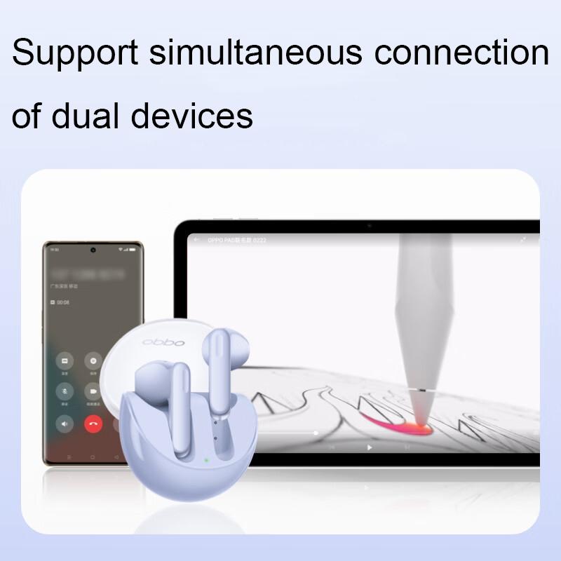 Wireless Bluetooth Earphones with Noise Reduction for Calls and Music - Semi-in-ear Design - White 9