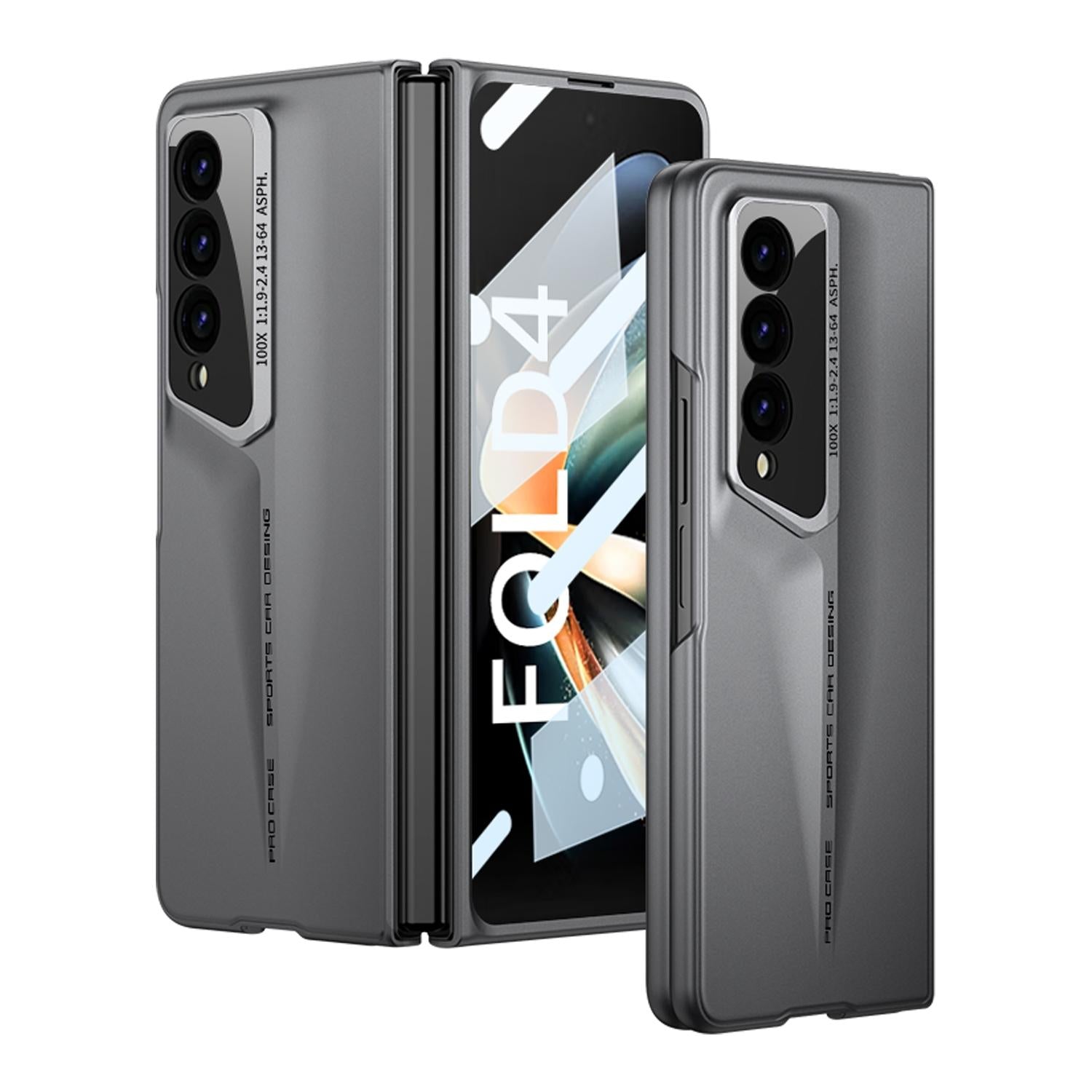 For Samsung Galaxy Z Fold4 5G Full Coverage Ultra Thin Case - Grey