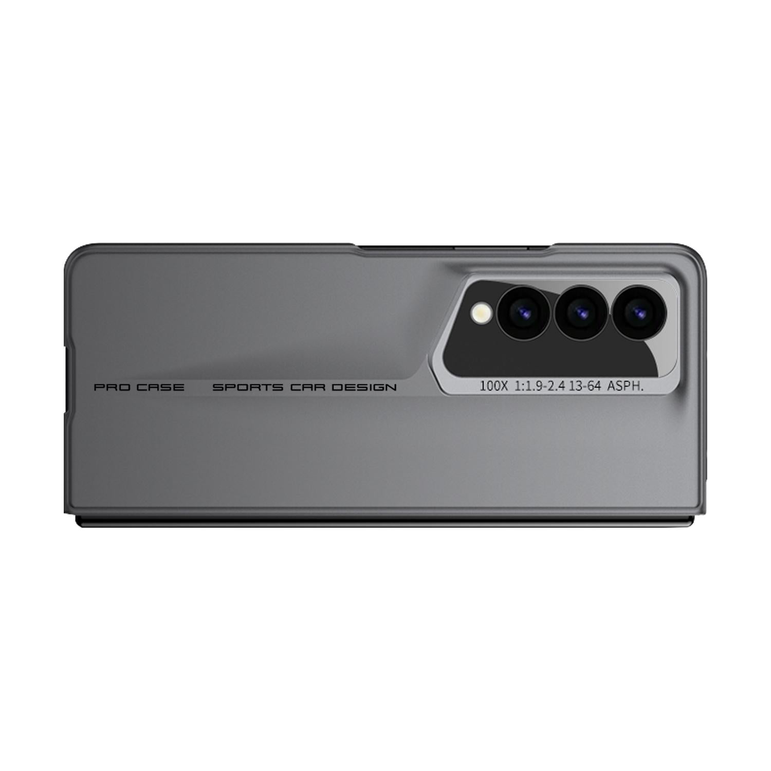 For Samsung Galaxy Z Fold4 5G Full Coverage Ultra Thin Case - Grey 4