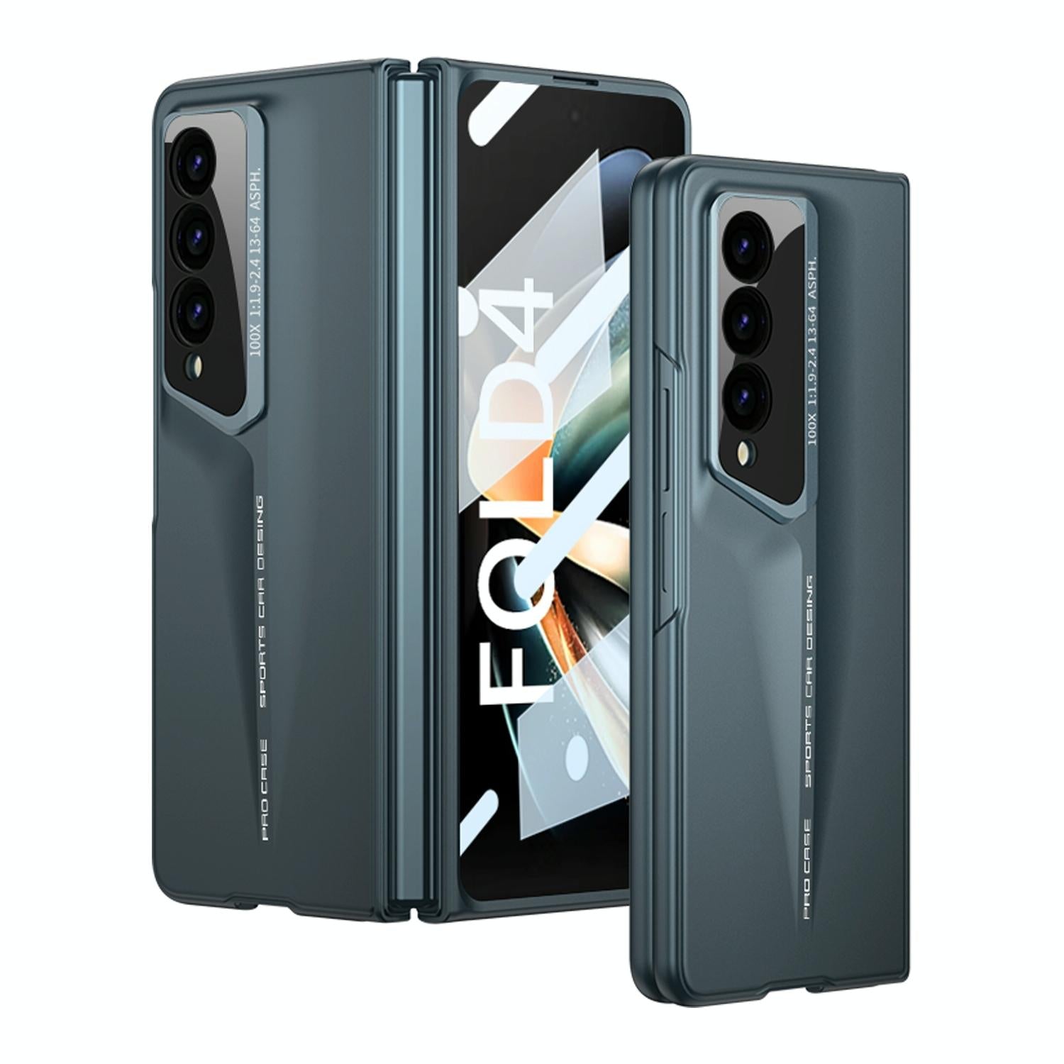 For Samsung Galaxy Z Fold4 5G Full Coverage Ultra Thin Case - Grey 8