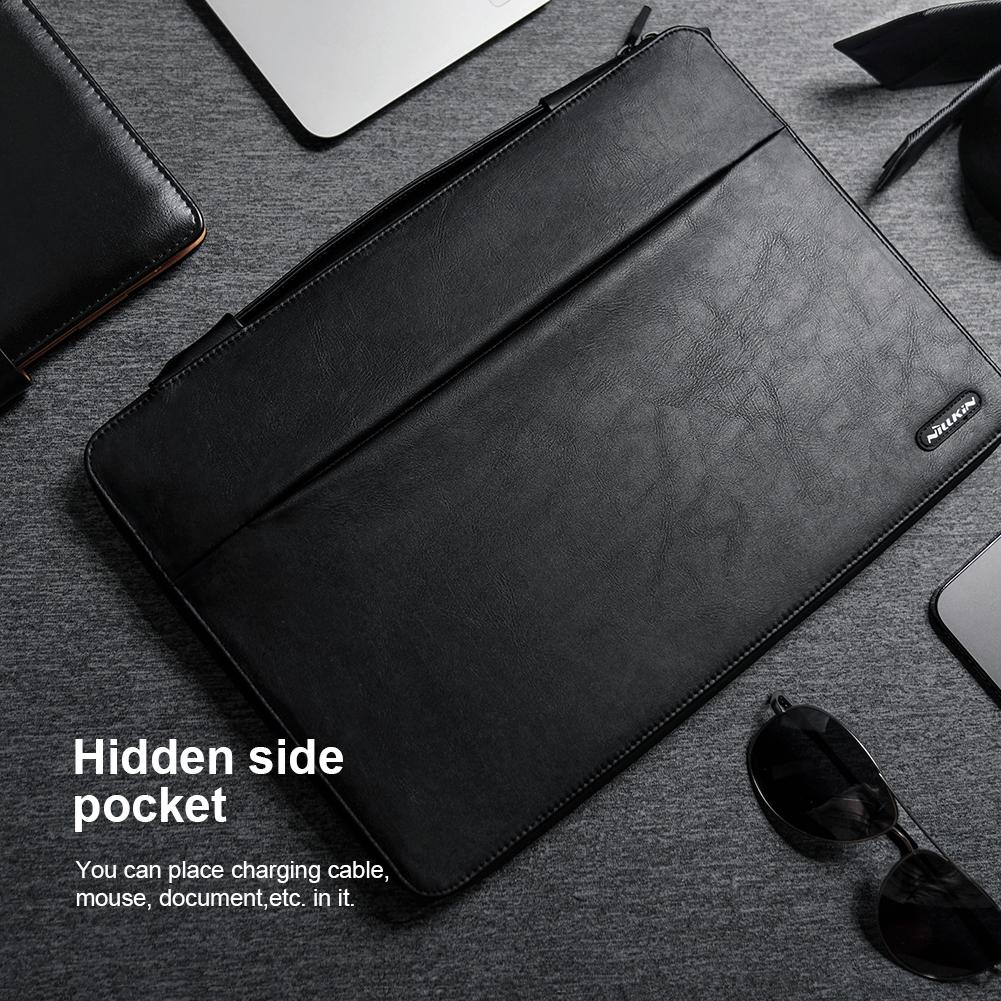 14 Inch Multifunctional Laptop Storage Bag with Holder - Black 8
