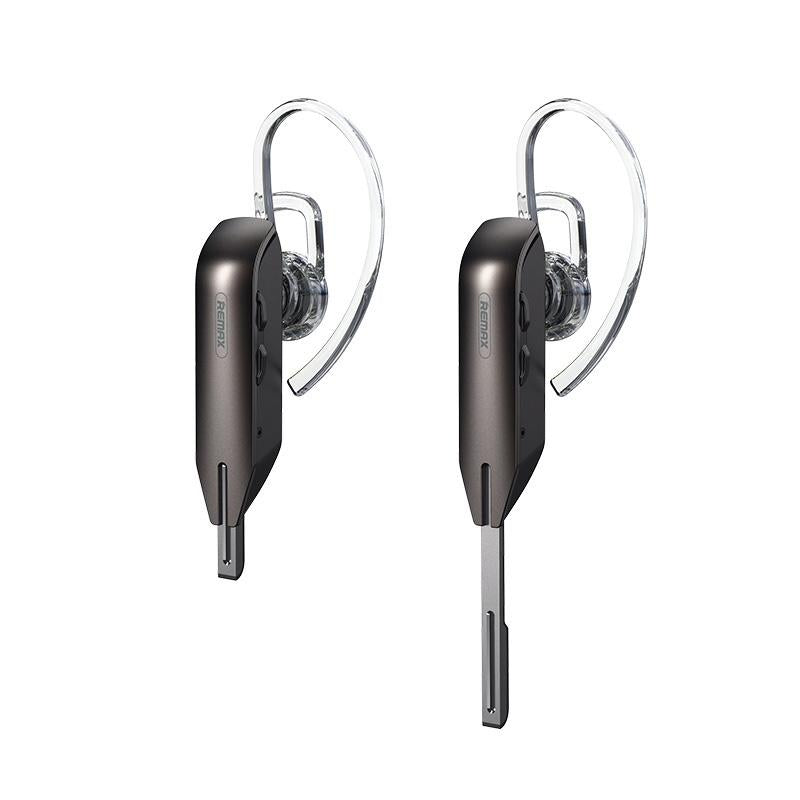 Wireless Metal Bluetooth Earphone with Noise Reduction - Black 3
