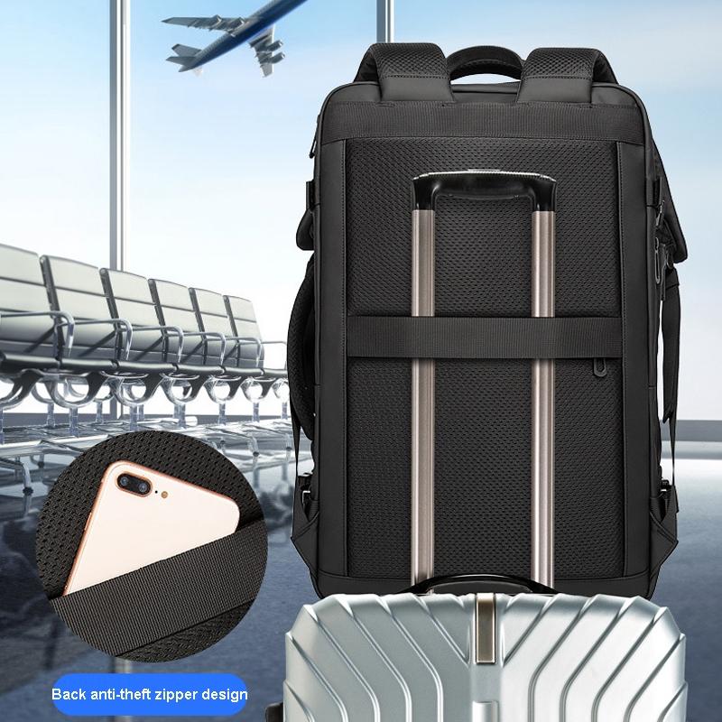 Men Waterproof Double Shoulder Backpack 9