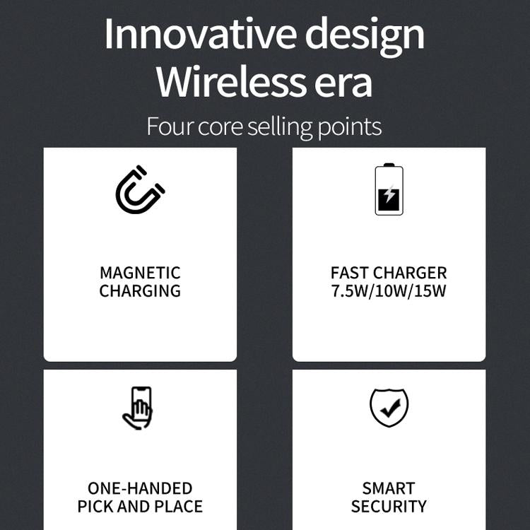 3 In 1 Magnetic Wireless Charger For Phone Watch Airpods 7