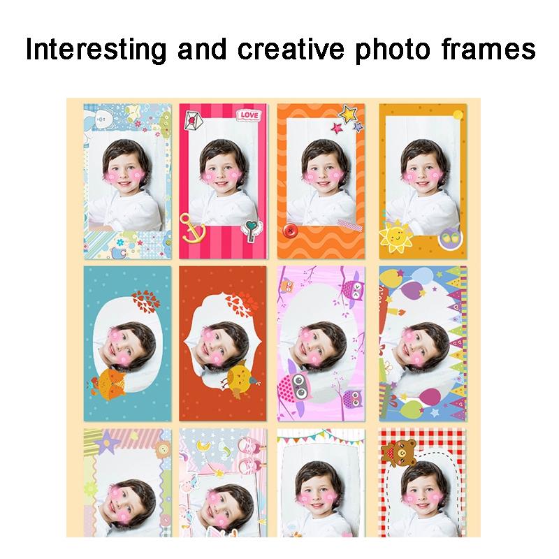 Instant Print Camera for Kids with Dual Lens and 2.4-inch Screen - Pink 4