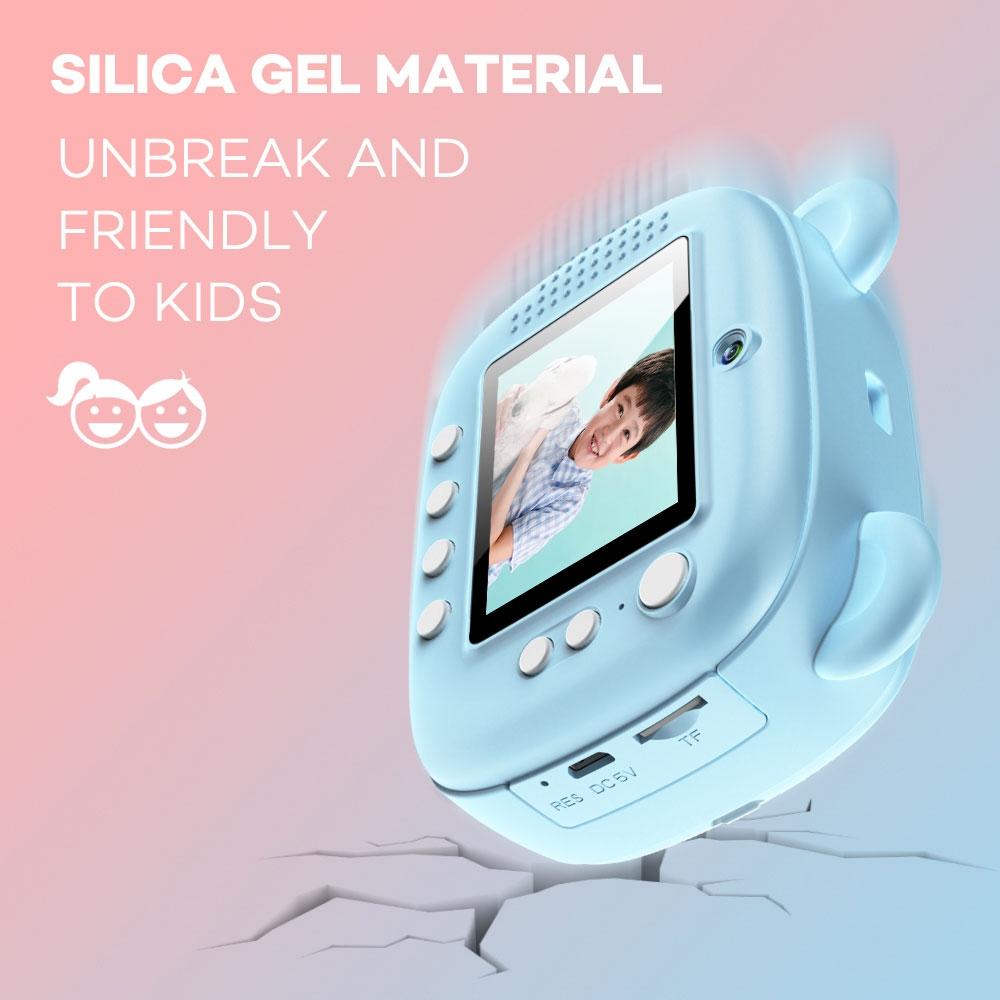 Instant Print Camera for Kids with Dual Lens and 2.4-inch Screen - Pink 10