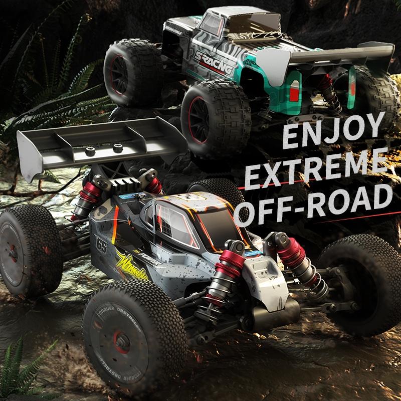 Off-road Remote Control Car - Electric 4wd Alloy Bigfoot - Red 6