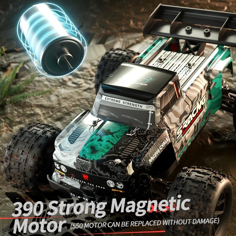 Off-road Remote Control Car - Electric 4wd Alloy Bigfoot - Red 8