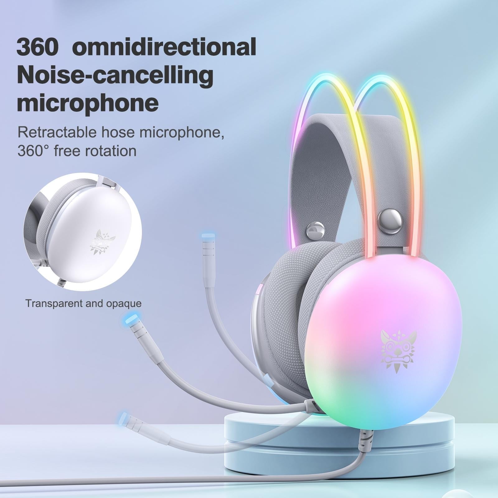 Rgb Wired Gaming Headset Grey 6