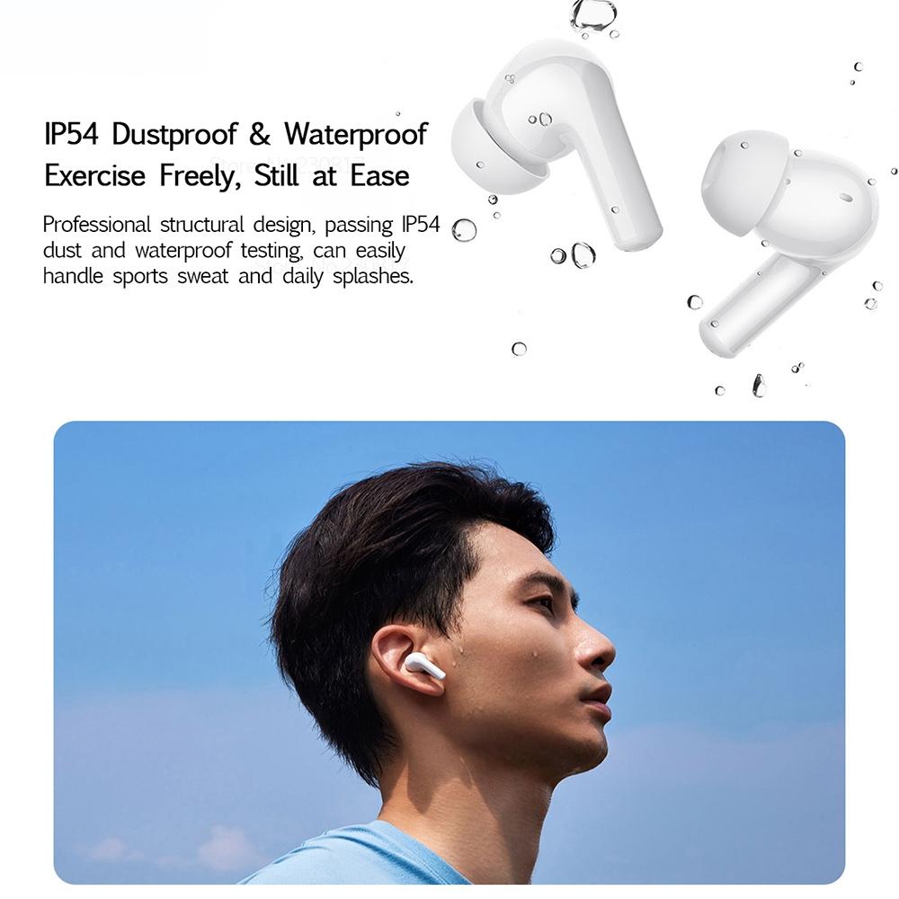 Waterproof Redmi Buds 4 Vitality Wireless Earphone with Bluetooth Calling and Noise Reduction - White 6