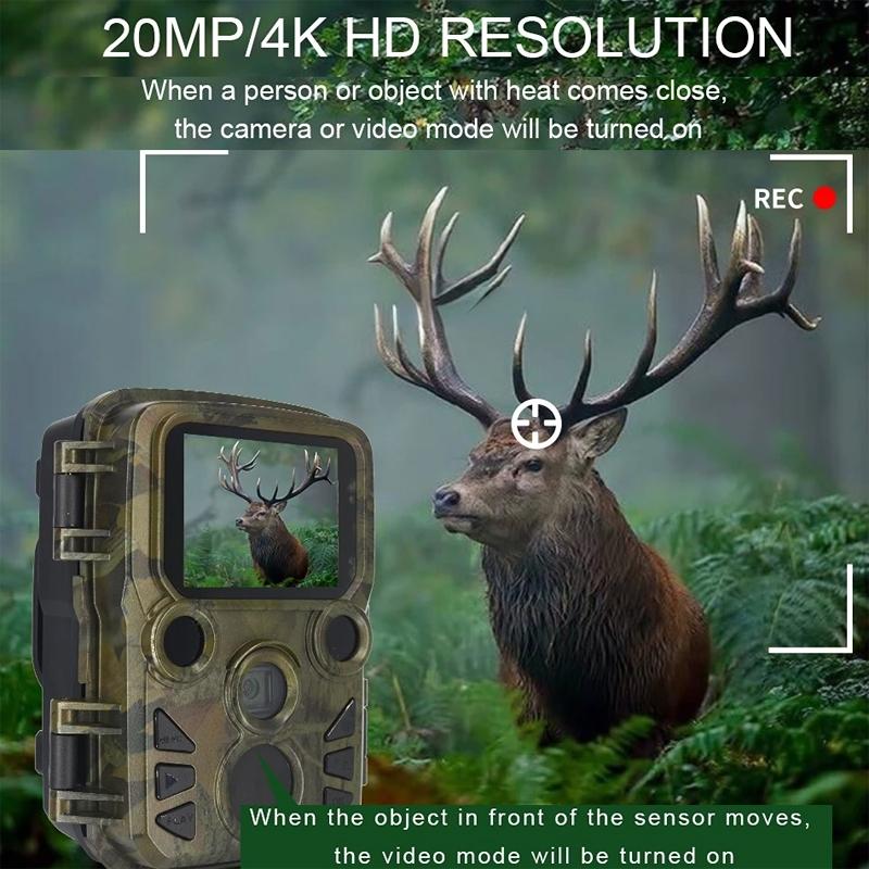 Outdoor Night Vision Hunting Camera with 4k Hd and Infrared Induction Camouflage Design 11