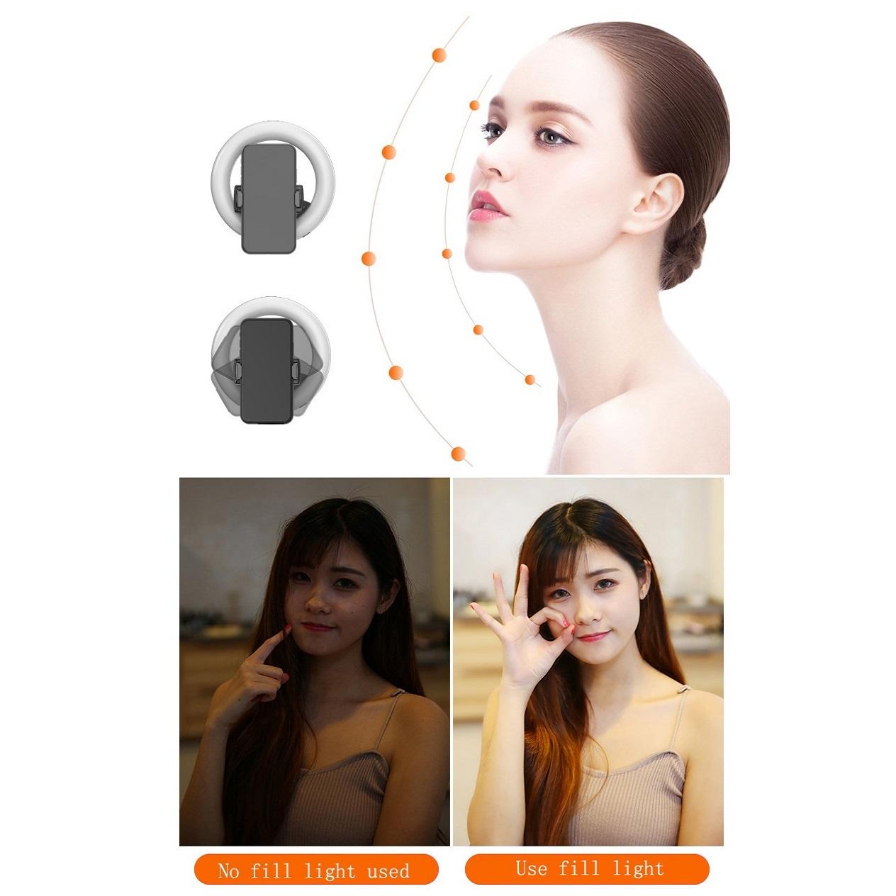 Selfie Live Broadcast Ring Light for Beautifying and Fill Lighting 7