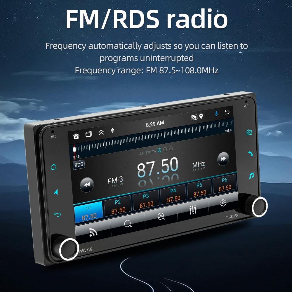 7 Inch Android Navigation For Toyota Corolla - Bluetooth Fm 1 + 32G 5