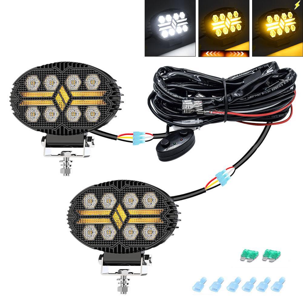 5.5 Inch Elliptical Hybrid Car Work Light 5