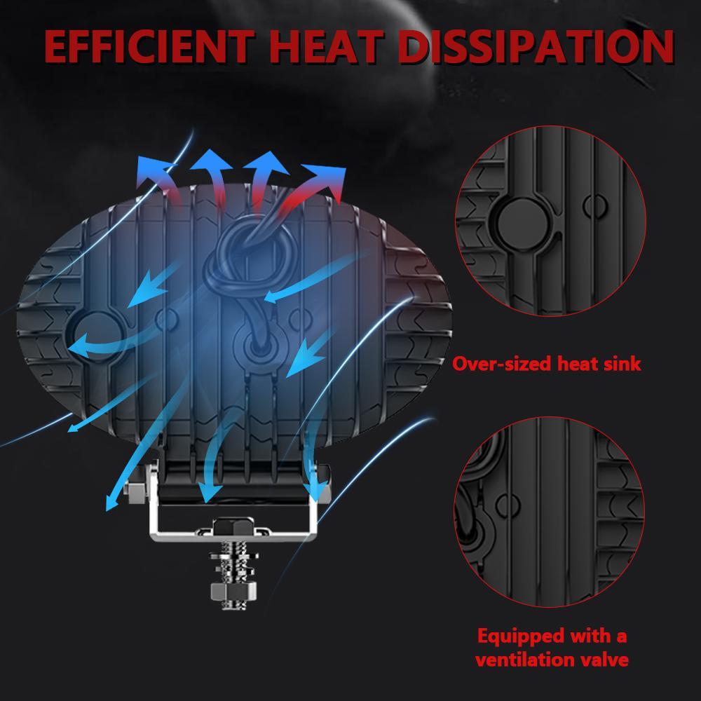 5.5 Inch Elliptical Hybrid Car Work Light 7
