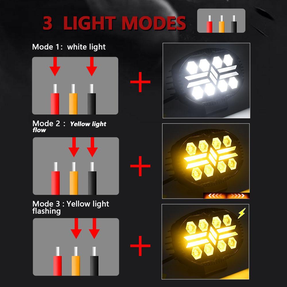 5.5 Inch Elliptical Hybrid Car Work Light 8