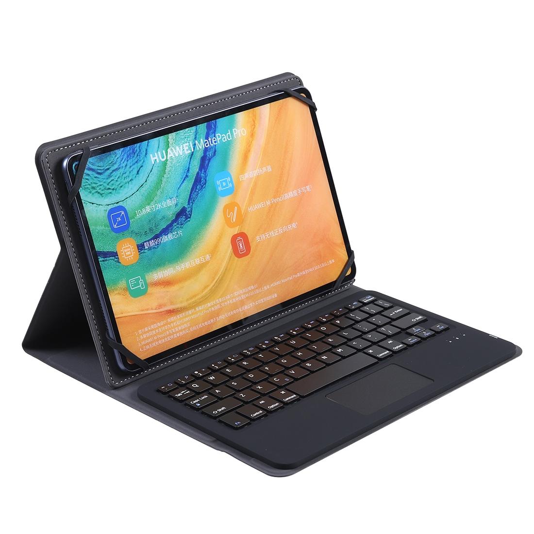 Universal 9-10 Inch Tablet Keyboard Case With Detachable Bluetooth Touch Stand - Black 6