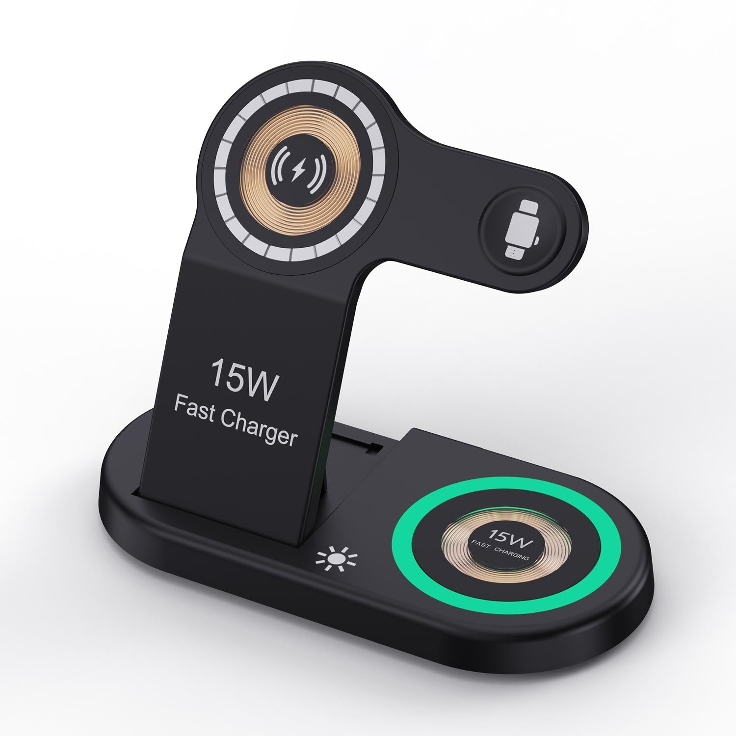 4 In 1 Magnetic Wireless Charger Black 3
