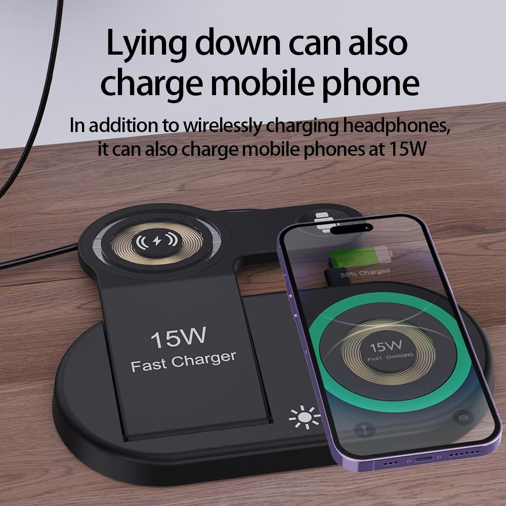 4 In 1 Magnetic Wireless Charger Black 7