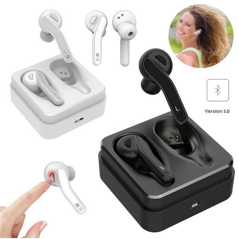 Mini Touch Control Wireless Earbuds with Charger Box - Hifi Bluetooth Tws - Black 15