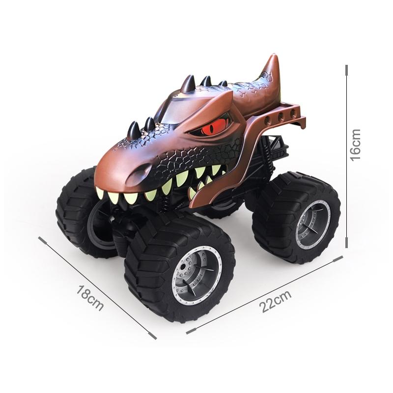 Remote Control Dinosaur Climbing Truck - 2.4g Monster - Green 3