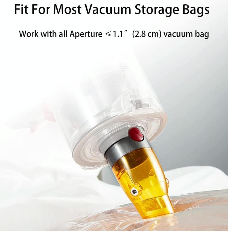 Universal Vacuum Suction Tip Adapter for Dyson Vacs - Yellow 5