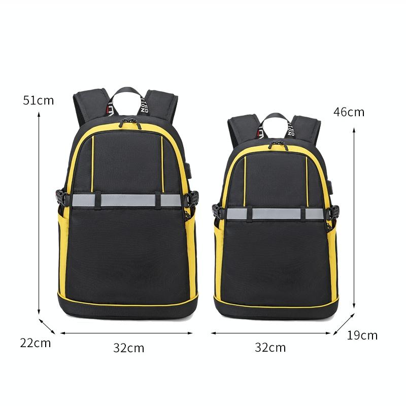 Student Backpack - Lightweight and Durable - Ideal for School - Large Yellow 4