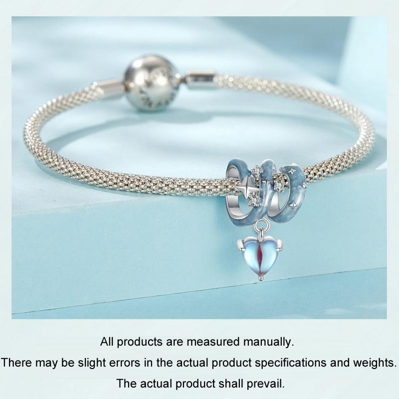 925 Sterling Silver Starry Sky Love Diy Beads 5