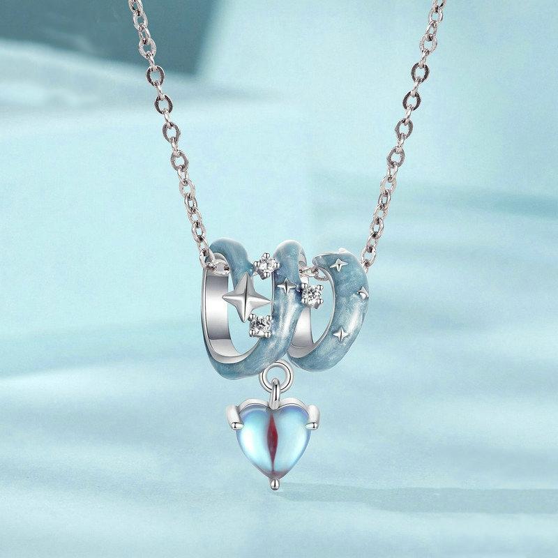 925 Sterling Silver Starry Sky Love Diy Beads 6