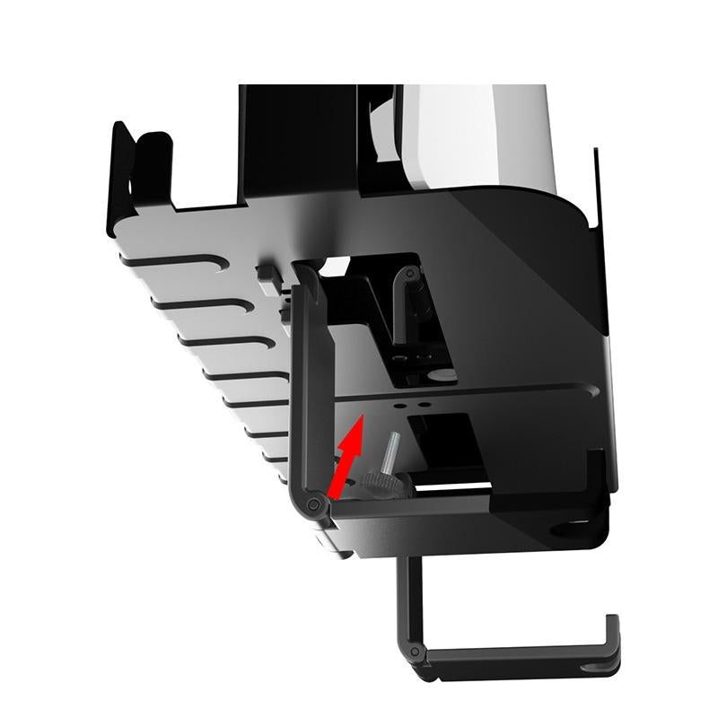 Wall-Mounted Bracket For Ps5 Console With Controller Vr Glasses And Headphone Storage - Black 4