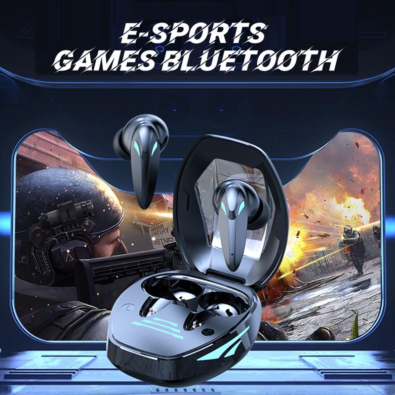 Wireless Gaming Earphones with Noise Reduction - Black 4