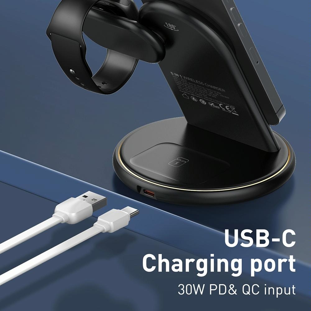 25.5W 5 In 1 Magsafe Wireless Charger + Type C Cable 3