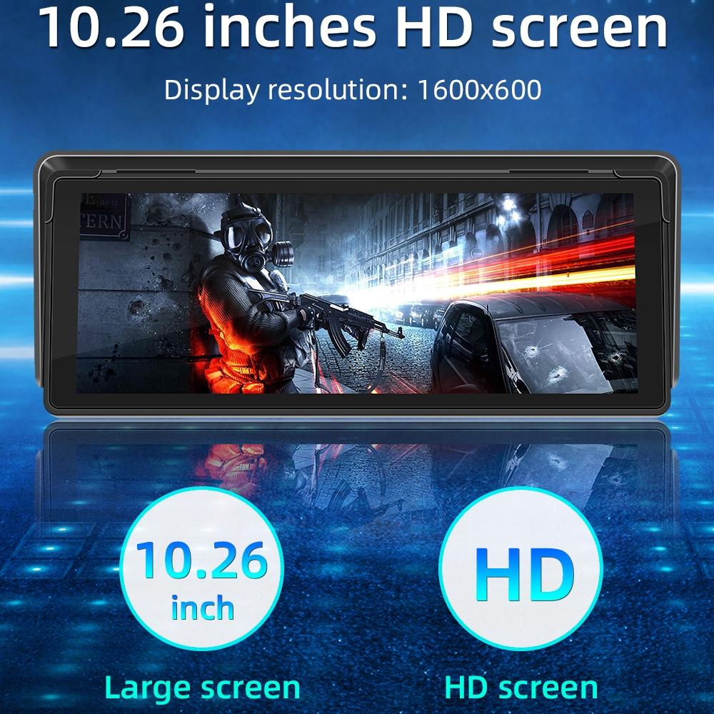 10.26 Inch Car Mp5 Player With Carplay / Android Auto - Black 5